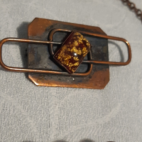 VTG,Copper Boundle,Necklace,Bracelet,And Brooches, - Picture 5 of 16